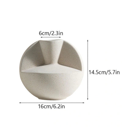 Ball Ceramic Vase Nordic Ornament Flower