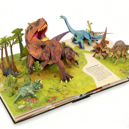 🦖 Watch dinosaurs leap off the page! This is a breathtaking pop-up book where giant dinos spring to life in stunning 3D.
