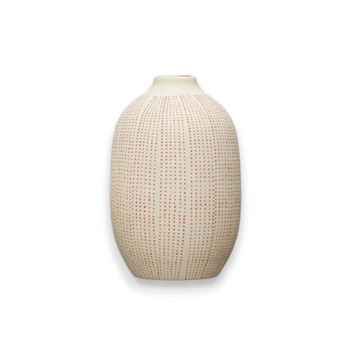 Large Textured Stoneware Vase