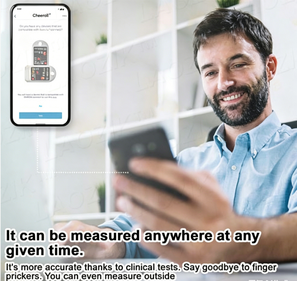 🩸Health America Subsidized Product | Cheeroll® Professional 12in1 Glucose & Vital Signs Monitor-Painless, Fast, Precise& FDA-Backed(Made in California, USA)