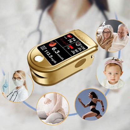 🩸Health America Subsidized Product | Cheeroll® Professional 12in1 Glucose & Vital Signs Monitor-Painless, Fast, Precise& FDA-Backed(Made in California, USA)