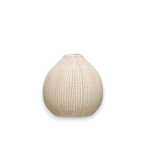 Small Textured Stoneware Vase