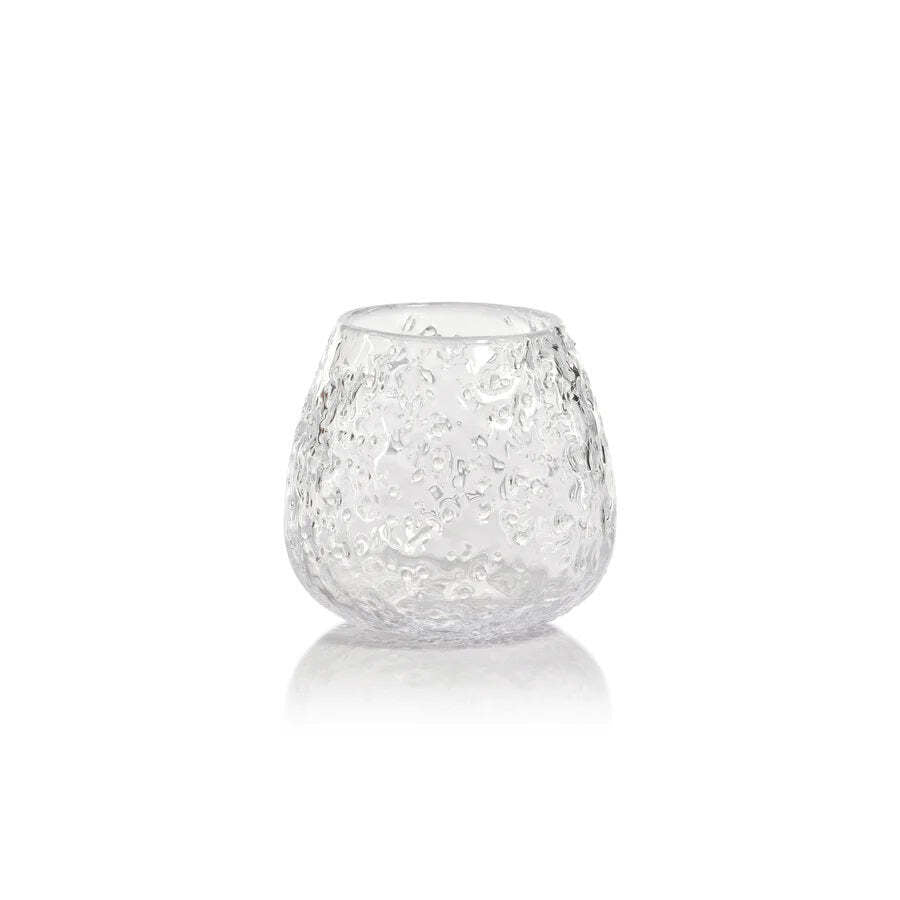 Scissor Cut Glass Vase