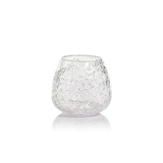 Scissor Cut Glass Vase