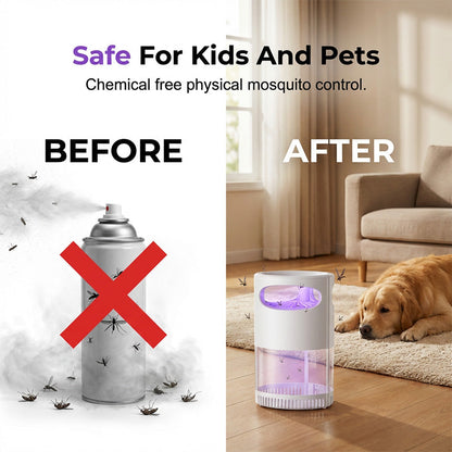 🥳2026 HOT SALE🥳💞50K+ SOLD!🦟🔇 50% OFF! UV Mosquito Killer Lamp – USB powered, chemical‐free, ultra‐quiet. 50K+ sold for peaceful sleep. 🌙✨