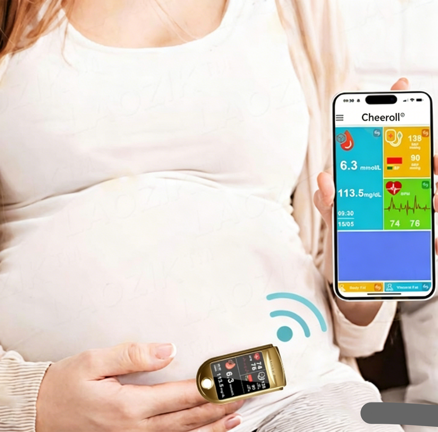 🩸Health America Subsidized Product | Cheeroll® Professional 12in1 Glucose & Vital Signs Monitor-Painless, Fast, Precise& FDA-Backed(Made in California, USA)