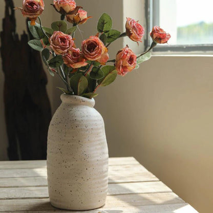 Ceramics Vase Retro Vases Home Decor Flower Vase