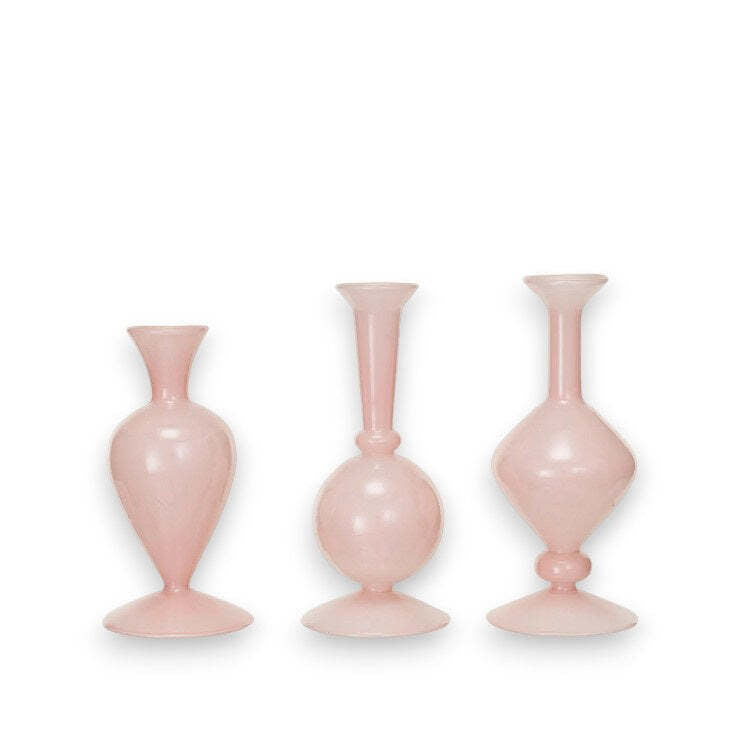 Hand Blown Opaque Glass Vase
