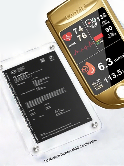 🩸Health America Subsidized Product | Cheeroll® Professional 12in1 Glucose & Vital Signs Monitor-Painless, Fast, Precise& FDA-Backed(Made in California, USA)