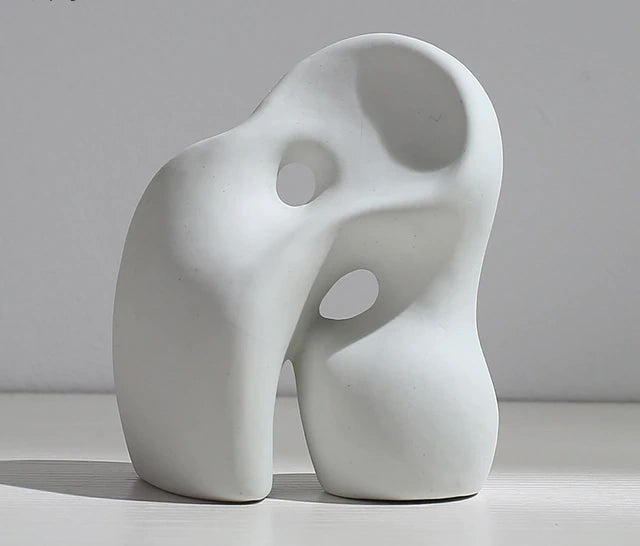 Abstract Art Ceramic Vase Nordic Minimalist Decoration A