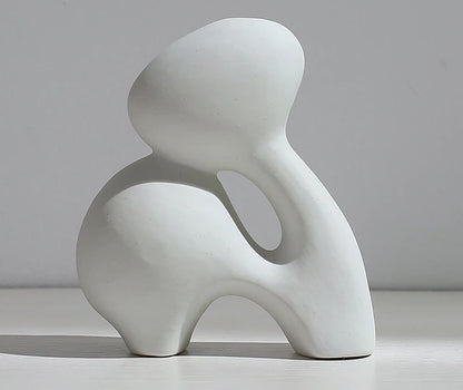 Abstract Art Ceramic Vase Nordic Minimalist Decoration B